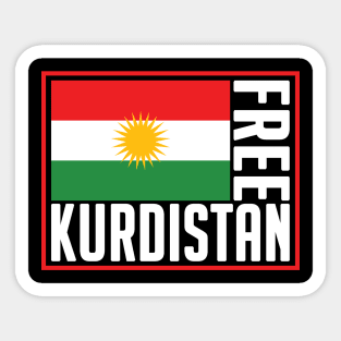 Free Kurdistan, Kurdish Flag, Kurdistan Sticker